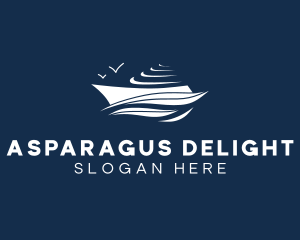 Nautical Cruise Ship logo design