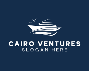 Nautical Cruise Ship logo design