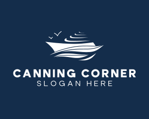 Nautical Cruise Ship logo design