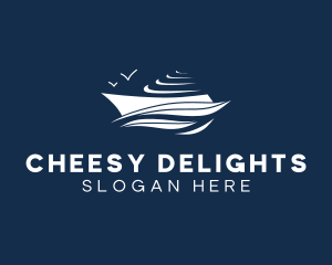 Nautical Cruise Ship logo design