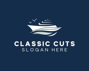 Nautical Cruise Ship logo design