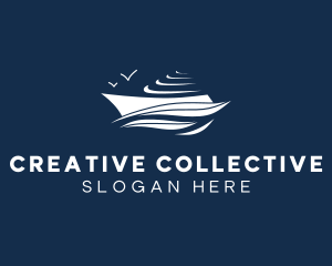 Nautical Cruise Ship logo design