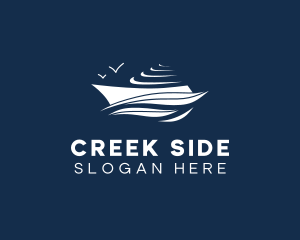 Nautical Cruise Ship logo design