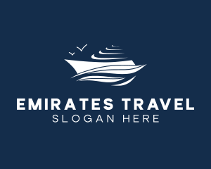 Nautical Cruise Ship logo design