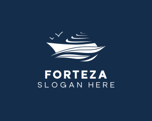 Nautical Cruise Ship logo design