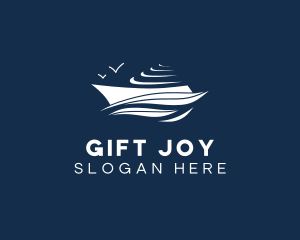 Nautical Cruise Ship logo design