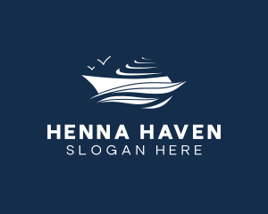 Nautical Cruise Ship logo design