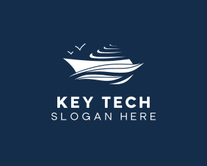 Nautical Cruise Ship logo design