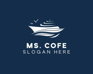 Nautical Cruise Ship logo design