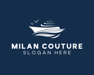 Nautical Cruise Ship logo design