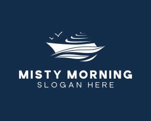 Nautical Cruise Ship logo design