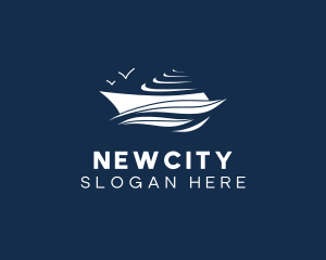 Nautical Cruise Ship logo design