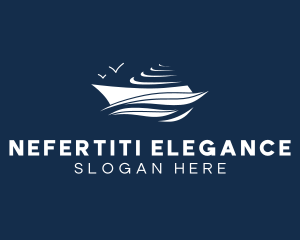 Nautical Cruise Ship logo design