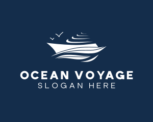 Nautical Cruise Ship logo design