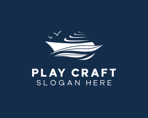 Nautical Cruise Ship logo design