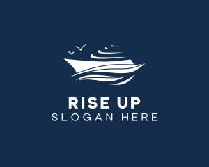 Nautical Cruise Ship logo design