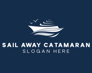 Nautical Cruise Ship logo design