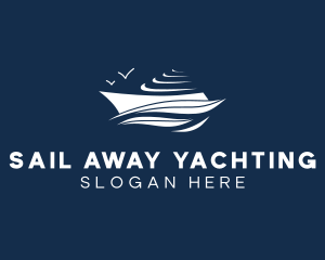 Nautical Cruise Ship logo design