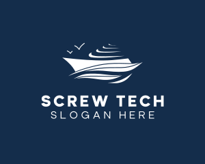 Nautical Cruise Ship logo design