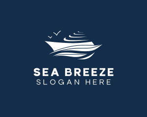 Nautical Cruise Ship logo design