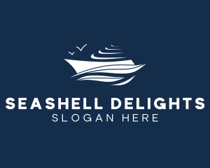 Nautical Cruise Ship logo design