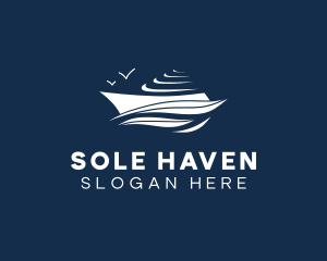 Nautical Cruise Ship logo design