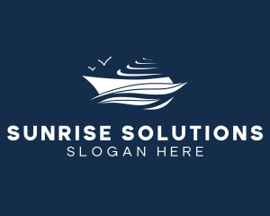 Nautical Cruise Ship logo design