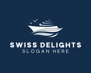 Nautical Cruise Ship logo design