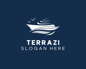 Nautical Cruise Ship logo design