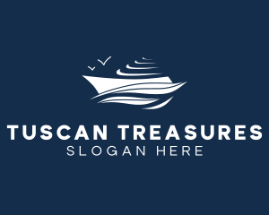 Nautical Cruise Ship logo design