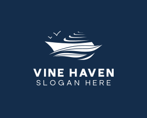 Nautical Cruise Ship logo design