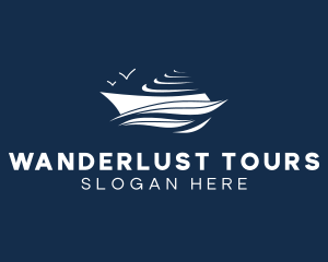 Nautical Cruise Ship logo design