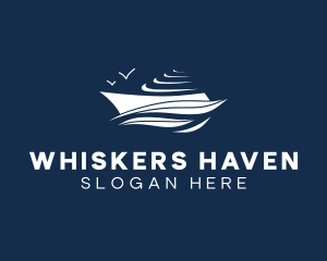 Nautical Cruise Ship logo design