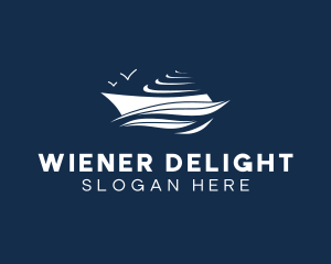 Nautical Cruise Ship logo design