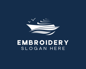 Nautical Cruise Ship logo design