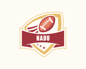 American Football Shield Logo