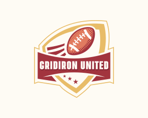 Football - American Football Shield logo design