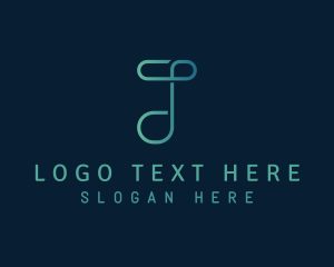 Lettermark - Modern Digital Company logo design