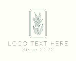 Essential Oil - Artisan Herb Leaf logo design