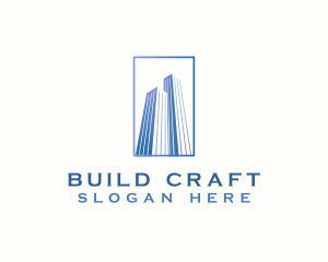 Real Estate Building Structure logo design