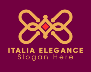 Golden Elegant Jewelry logo design