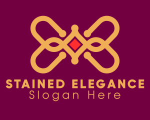 Golden Elegant Jewelry logo design