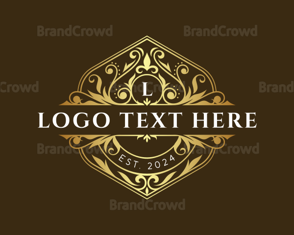 Luxury Floral Ornamental Logo