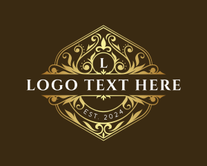 Funerary - Luxury Floral Ornamental logo design