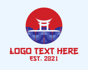 Japanese - Japanese Shrine Temple logo design