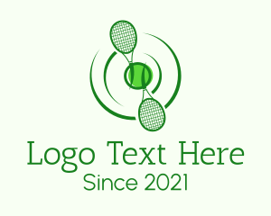 Tournament - Tennis Racket Ball logo design