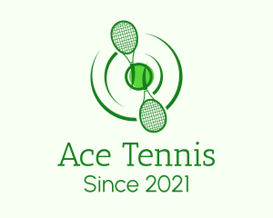 Tennis - Tennis Racket Ball logo design