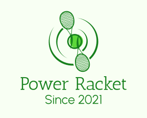 Racket - Tennis Racket Ball logo design