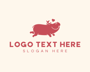 Hippo - Hippo Animal Veterinary logo design
