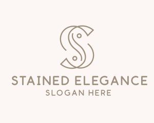 Elegant Minimal Letter S  logo design